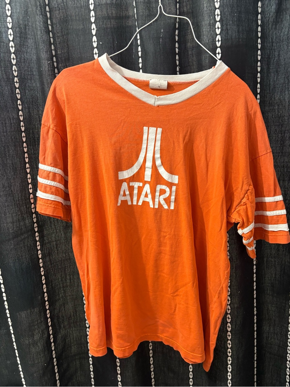 Atari Orange Retro Logo Tee